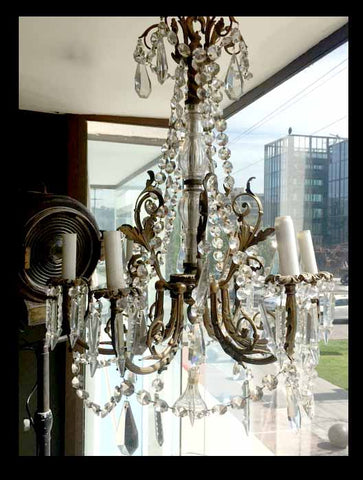 II.755 CHANDELIER DE CRISTAL