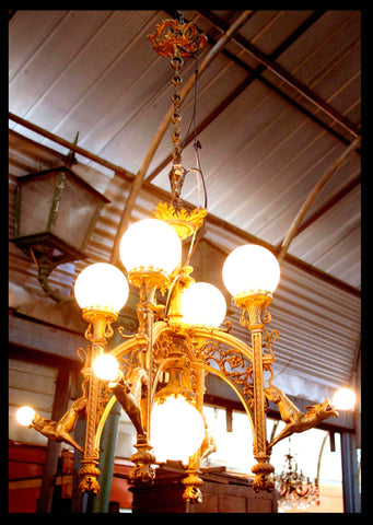 II.61 LÁMPARA NEOGÓTICA INGLESA