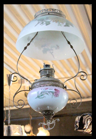 II.100 LÁMPARA COLGANTE FLORES