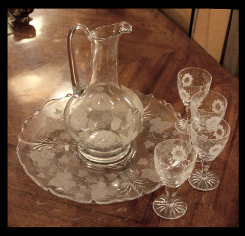 II.39 SET DE CRISTAL TALLADO