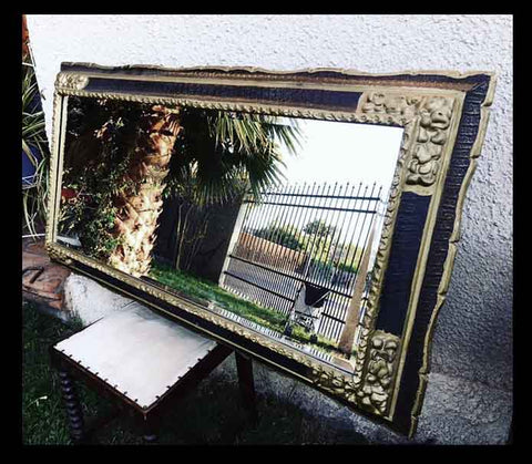 I.500 ESPEJO DE MARCO ANTIGUO TALLADO