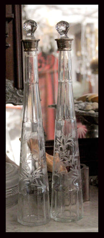 II.117 BOTELLAS DE CRISTAL