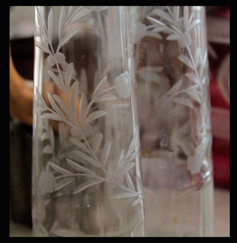 II.117 BOTELLAS DE CRISTAL