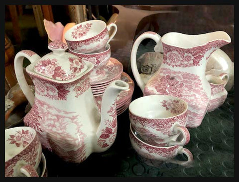 II.2168 JUEGO DE TÉ INGLÉS PARA 6