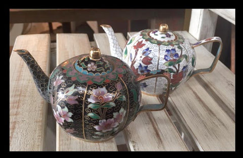 II.839 TETERAS DE CLOISONNÉ