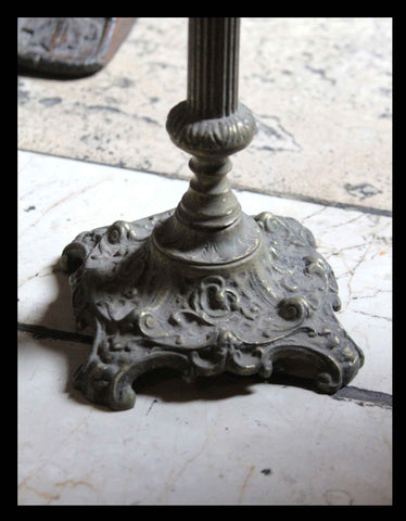 II.172 CENICERO DE PIE DE BRONCE Y MÁRMOL