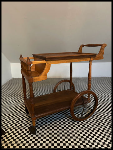 I.3134 CARRITO BAR DE MADERA