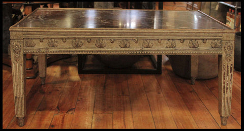 I.62 MESA DE CENTRO MÁRMOL Y MADERA