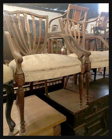 I.1634 PAR DE SILLAS TAPIZADAS