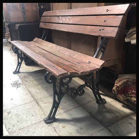 I.1310 BANCA DE MADERA Y FIERRO