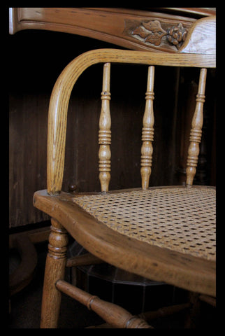 I.92 PAR DE CAPTAIN CHAIRS CON ASIENTO DE JUNCO