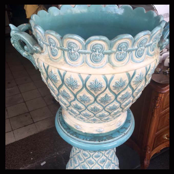 II.865 JARDINERA TURQUESA