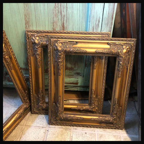 II.1896 TRÍO DE MARCOS DORADOS