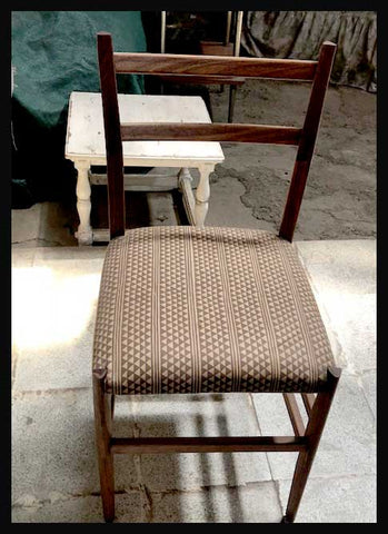 I.1321 SILLAS DE TELA Y MADERA