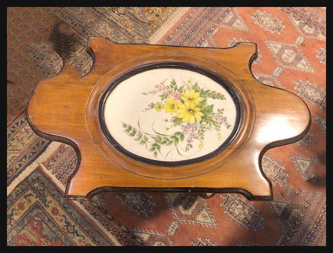 I.1652 MESITA CON CUBIERTA PINTADA