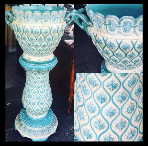 II.865 JARDINERA TURQUESA