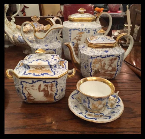 II.921 JUEGO DE TÉ VIEUX PARIS