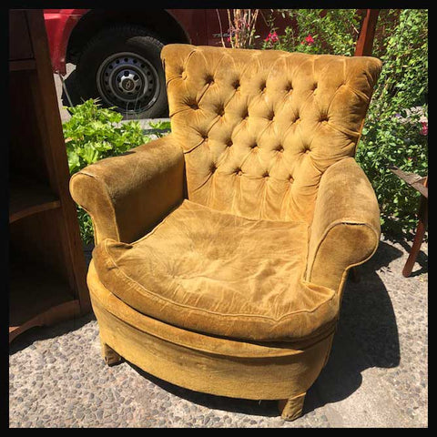 I.1388 PAR DE POLTRONAS ENTELADAS