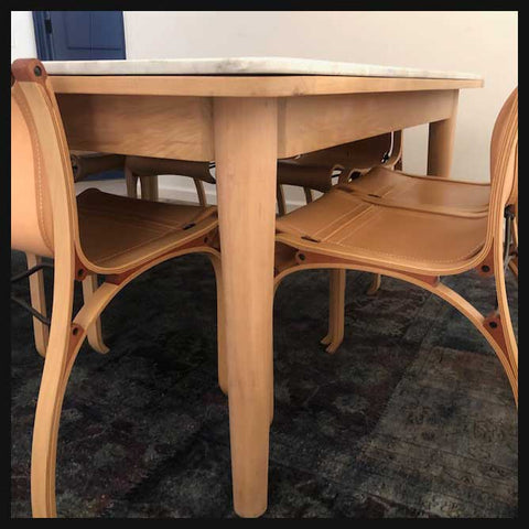 I.1680 COMEDOR A MEDIDA DE MADERA Y MÁRMOL