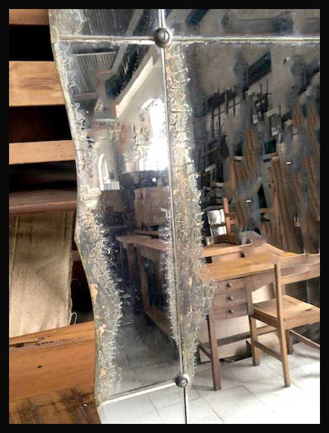 II.1933 ESPEJO SECCIONADO ANTIGUO