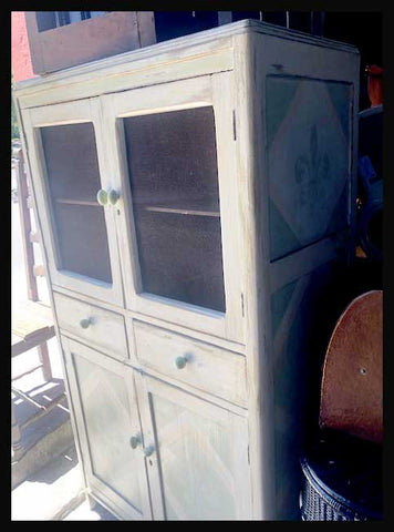 I.1409 ALACENA BLANCA PINTADA