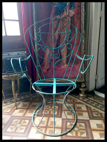 I.611 PAR DE SITIALES DE FIERRO FORJADO