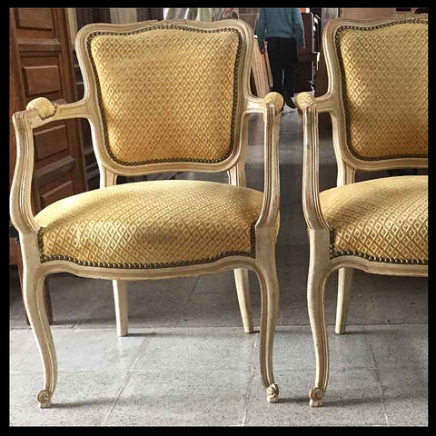 I.382 PAR DE SILLAS LUIS XV