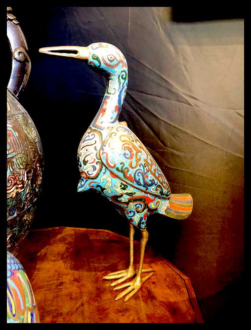 II.1627 PÁJAROS DE CLOISONNÉ