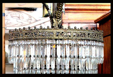 II.230 GRAN LÁMPARA DE CRISTAL