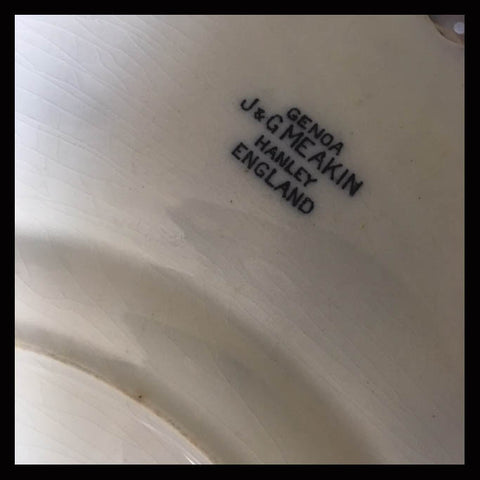 II.969 JUEGO VICTORIANO DE PORCELANA INGLESA MEAKIN