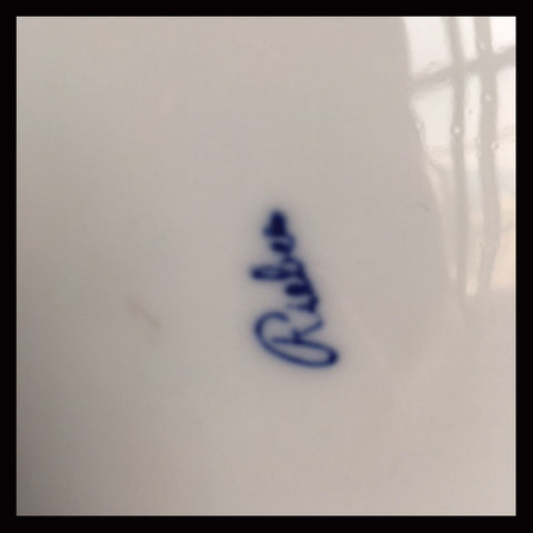 II.965 TETERA Y LECHERO AZUL Y BLANCO