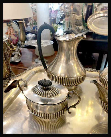 II.1967 JUEGO DE TÉ DE PLAQUÉ