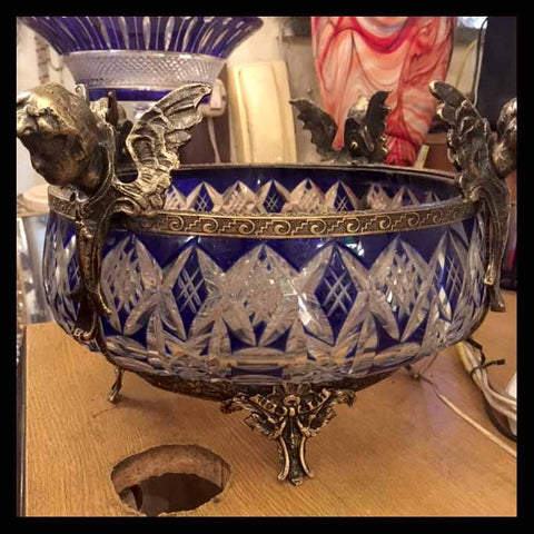 II.981 CENTROS DE MESA DE CRISTAL