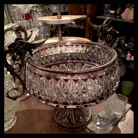 II.981 CENTROS DE MESA DE CRISTAL