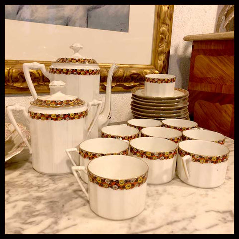 II.1640 JUEGO DE TÉ PARA 10 LIMOGES