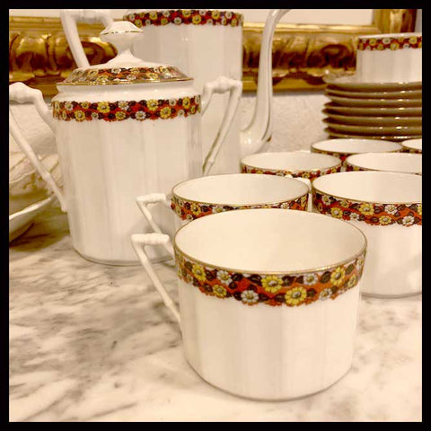 II.1640 JUEGO DE TÉ PARA 10 LIMOGES