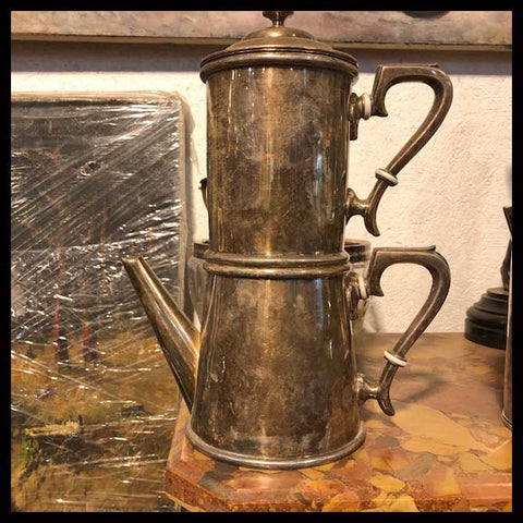 II.1641 TETERAS DE PLAQUÉ Y BRONCE