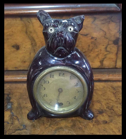 II.673 ANTIGUO RELOJ DESPERTADOR DE PERRO