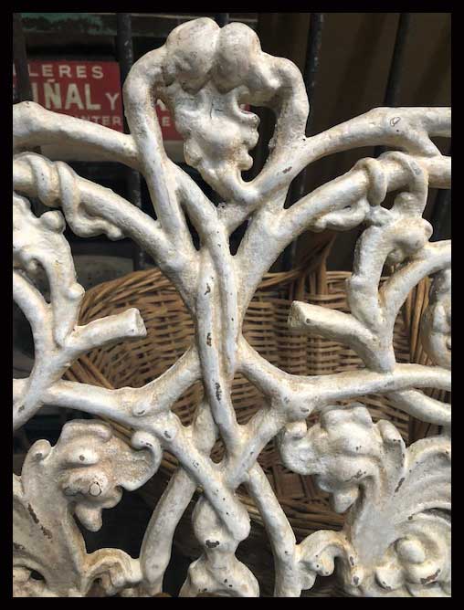 I.1068 BANCA DE FIERRO FUNDIDO