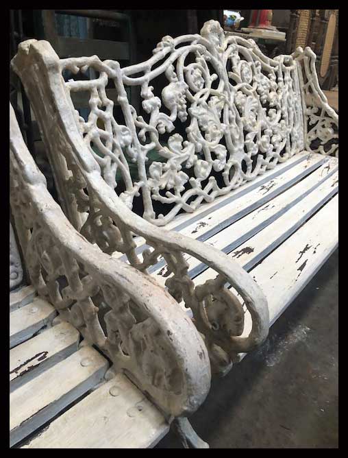 I.1068 BANCA DE FIERRO FUNDIDO