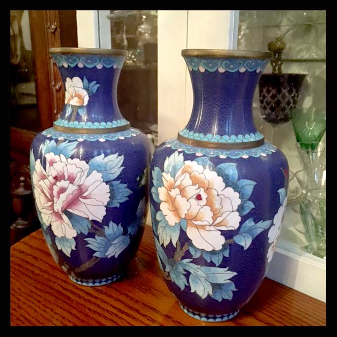 II.1033 FLOREROS DE CLOISONNÉ