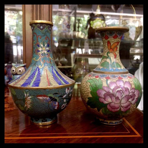 II.1085 FLOREROS DE CLOISONNÉ