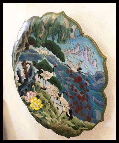 II.1661 PLATO DE CLOISONNÉ