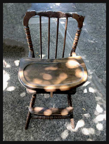 I.1438 SILLA DE NIÑOS DE MADERA