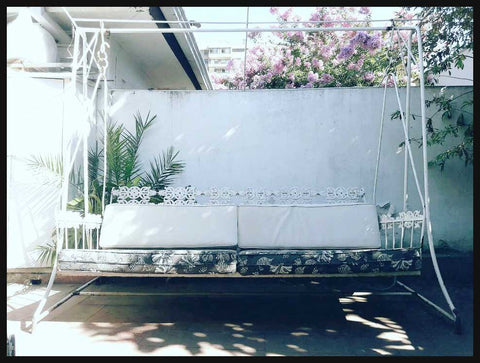 I.1440 JUEGO DE TERRAZA DE FIERRO FORJADO