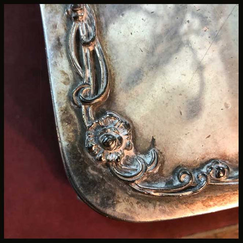 II.1689 JOYERO DE ESTAÑO CON BAÑO DE PLATA