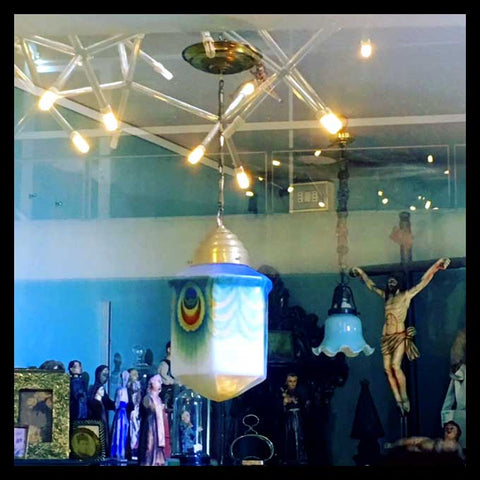 II.1134 LÁMPARA OPALINA