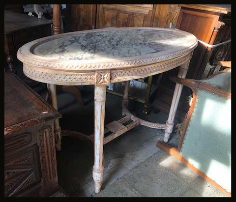 I.1165 MESA DE MÁRMOL