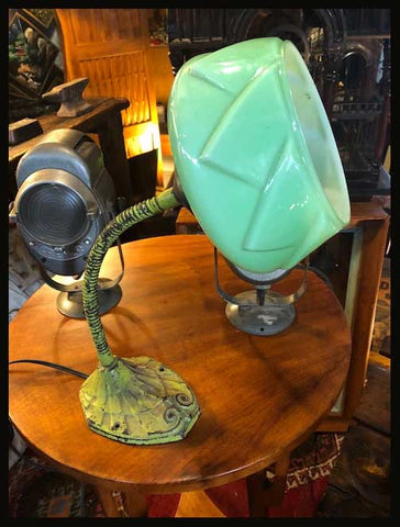 II.1741 LÁMPARA VERDE AGUA