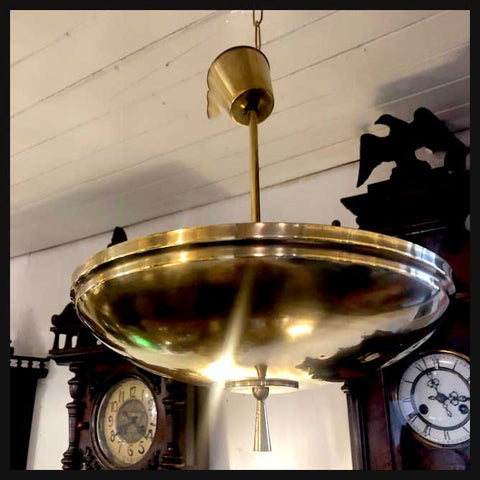 II.2028 LÁMPARA DE CIELO DE BRONCE